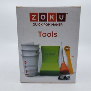 Zoku Quick Pop Maker Tools 8 Piece Set OPEN BOX Complete